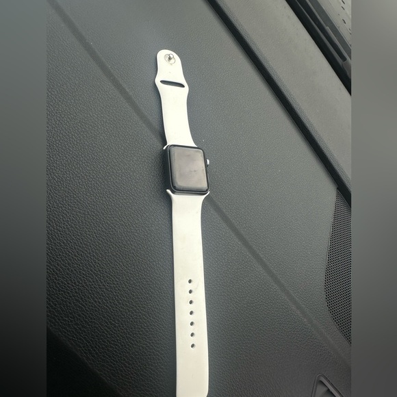 Apple Smartwatch with White Band